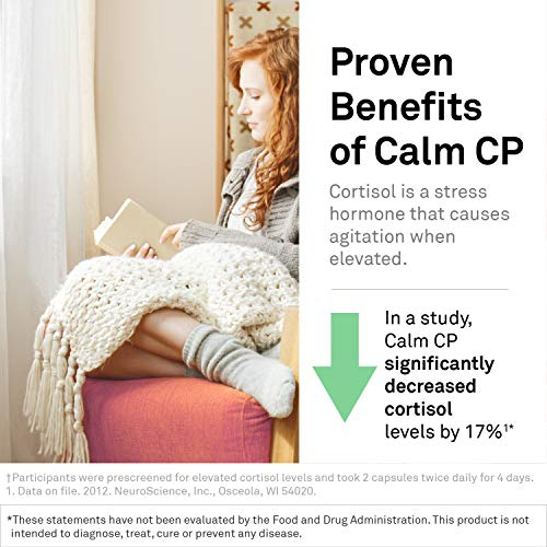 Foto 4 pulgar | Suplemento Neuroscience Calm Cp Cortisol Manager 60 Cápsulas - Venta Internacional.