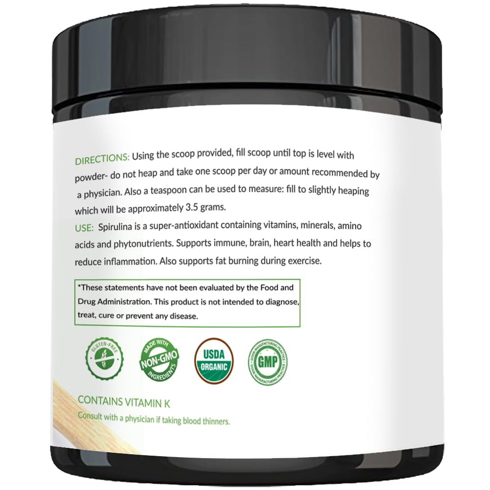 Foto 5 pulgar | Espirulina En Polvo Nautical Elements Premium Usda Organic - Venta Internacional.