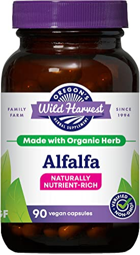 Foto 1 | Cápsulas De Alfalfa De 90 Unidades De Supplements Wild Harvest De Oregon - Venta Internacional.