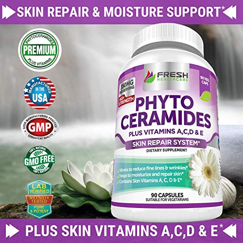 Foto 3 pulgar | Complemente Las Fitoceramidas De Fresh Healthcare Con Vitaminas A, C Y D - Venta Internacional.