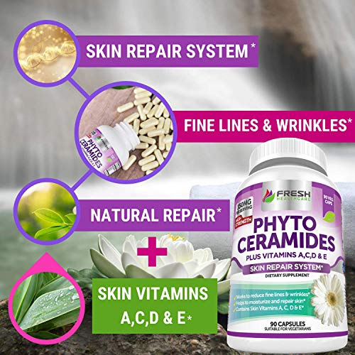 Foto 4 pulgar | Complemente Las Fitoceramidas De Fresh Healthcare Con Vitaminas A, C Y D - Venta Internacional.