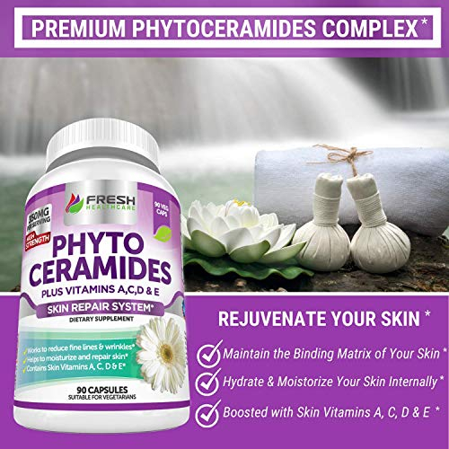 Foto 8 pulgar | Complemente Las Fitoceramidas De Fresh Healthcare Con Vitaminas A, C Y D - Venta Internacional.