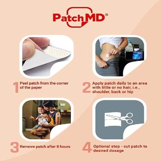 Foto 3 | Multivitamínico Topical Patch Patchmd Plus Para 30 Días - Venta Internacional.