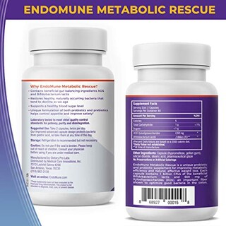 Foto 2 | Suplemento Prebiótico/probiótico Endomune Metabolic Rescue 120 - Venta Internacional.