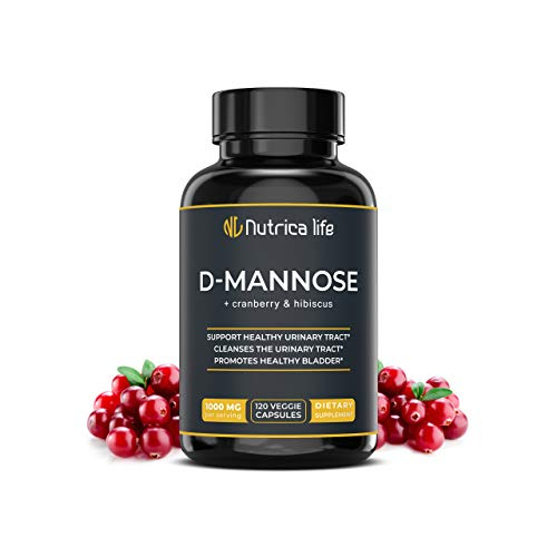 Foto 2 pulgar | Suplemento Nutrica Life D De Manosa 1000 Mg Con 120 Calorías De Arándano - Venta Internacional.