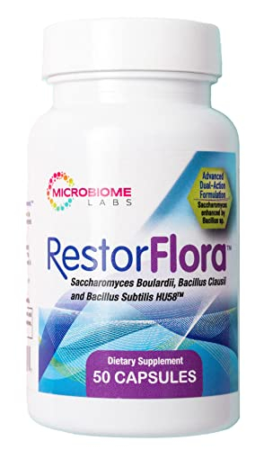 Suplemento Probiótico Microbiome Labs Restorflora 50 Cápsulas - Venta Internacional.