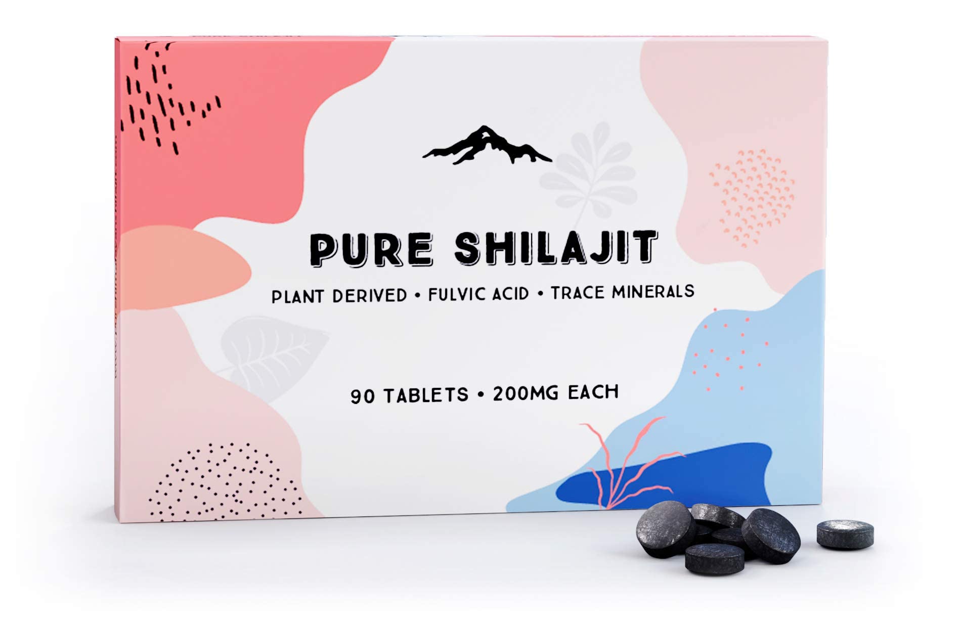 Foto 2 pulgar | Tabletas De Shilajit Pure Himalayan 90 Tabletas 200 Mg - Venta Internacional.