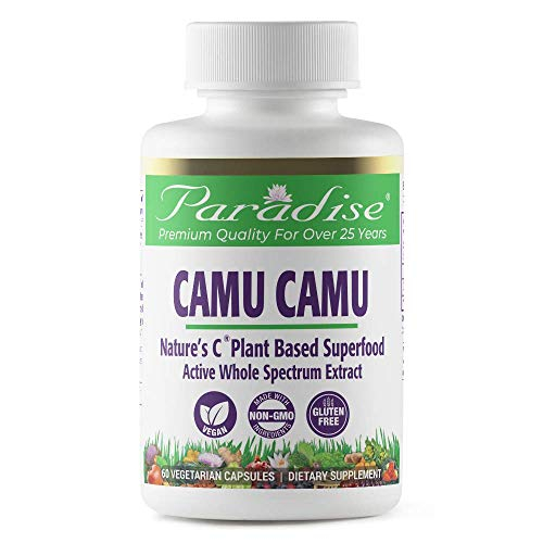 Foto 1 | Suplemento Paradise Herbs De Camu Camu Orgánico 400 Mg 60 Cápsulas - Venta Internacional.
