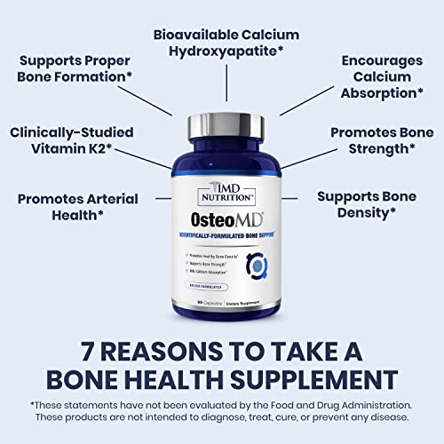 Foto 4 | Suplemento 1md Nutrition Osteomd Bone Support 90 Cápsulas - Venta Internacional.