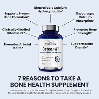Foto 4 | Suplemento 1md Nutrition Osteomd Bone Support 90 Cápsulas - Venta Internacional.