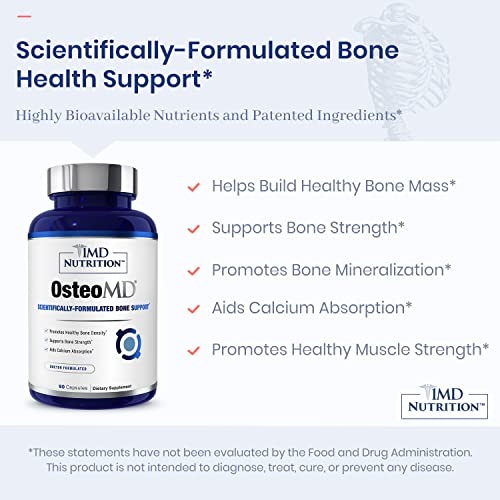 Foto 7 pulgar | Suplemento 1md Nutrition Osteomd Bone Support 90 Cápsulas - Venta Internacional.