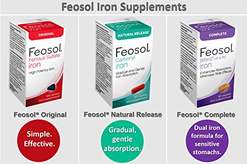 Foto 7 pulgar | Feosol Completo Con Cápsulas De Hierro Bifera Patentadas, 30 - Venta Internacional.