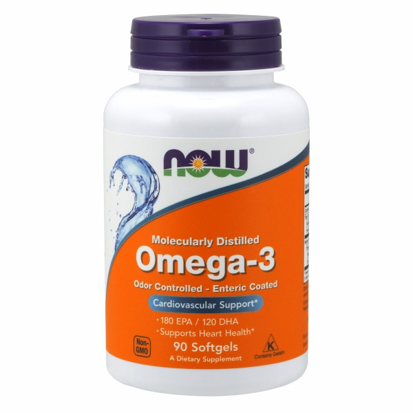 Foto 2 pulgar | Supplement Now Foods Omega-3 90 Geles Destilados Molecularmente - Venta Internacional.
