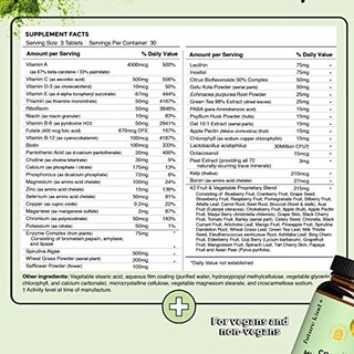 Foto 2 | Multivitamínico Future Kind Vegan Complete, 42 Vitaminas Y 90 Tabletas - Venta Internacional.