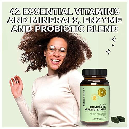 Foto 7 pulgar | Multivitamínico Future Kind Vegan Complete, 42 Vitaminas Y 90 Tabletas - Venta Internacional.