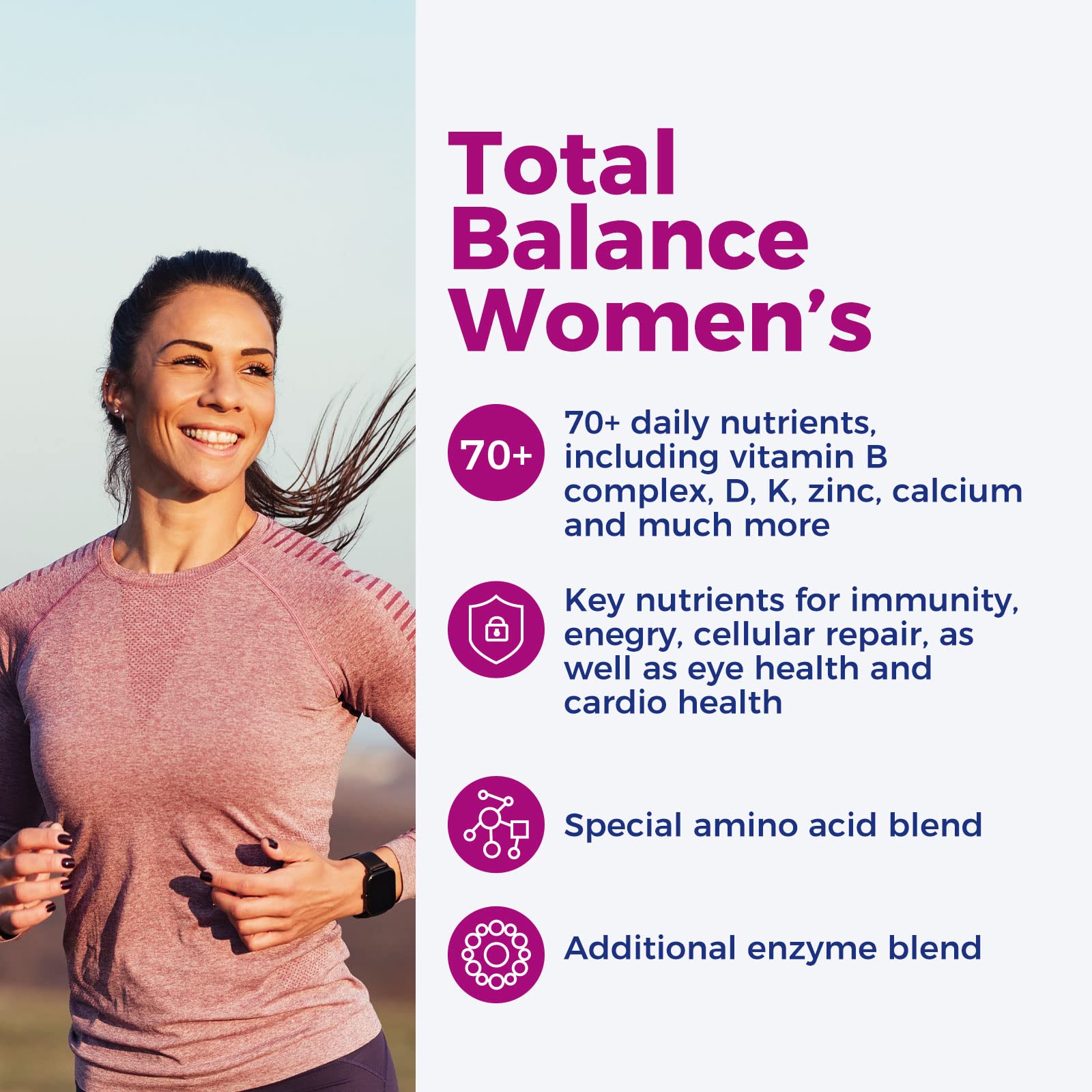 Foto 4 pulgar | Suplemento Multinutriente Xtend-life Total Balance Women - Venta Internacional.
