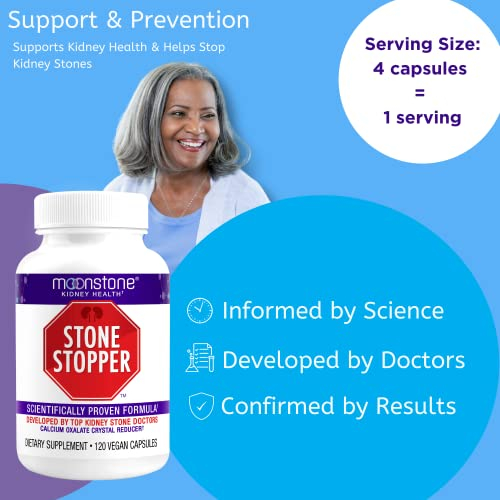 Foto 8 pulgar | Supplement Moonstone Kidney Stone Stopper, 1 Paquete - Venta Internacional.