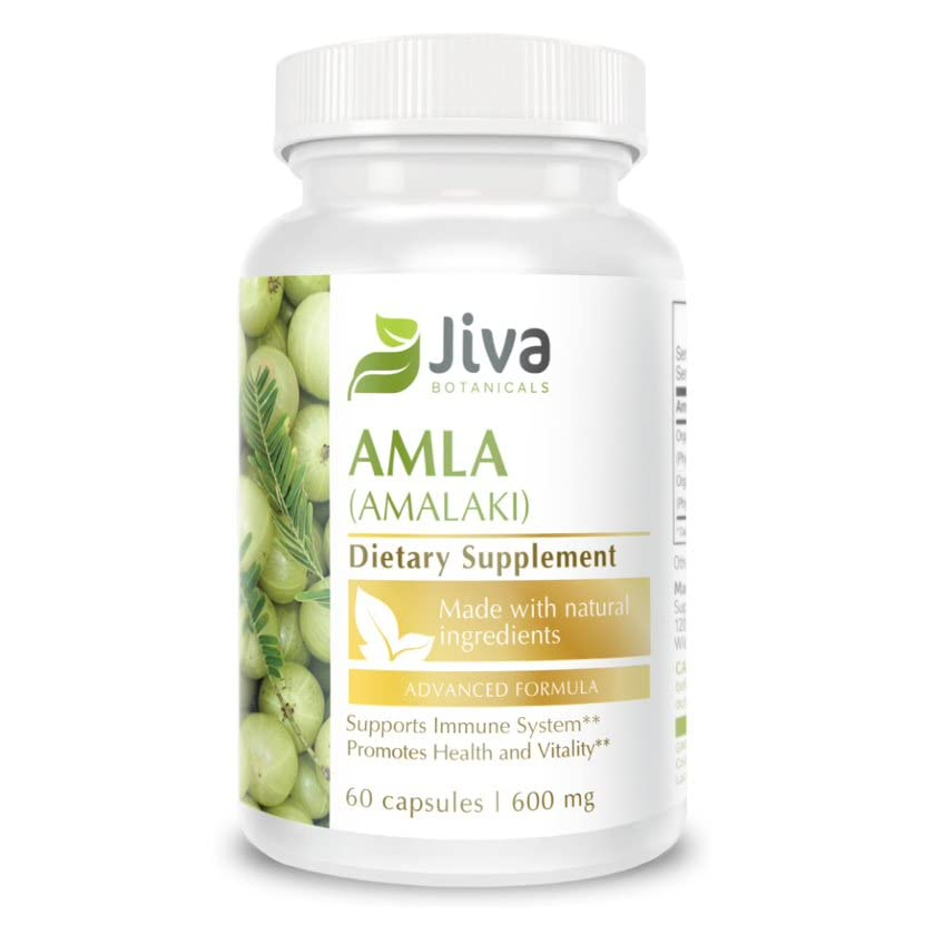 Foto 2 pulgar | Suplemento Jiva Botanicals Amla Capsules 120 Cápsulas Veganas - Venta Internacional.