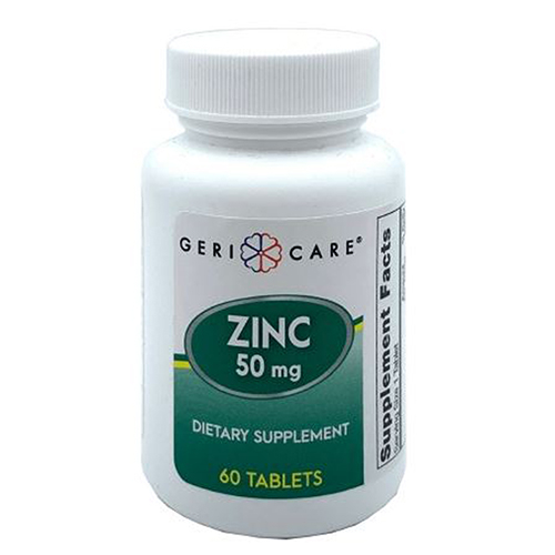 Suplemento Mineral Gericare De Sulfato De Zinc 50 Mg 60 Comprimidos - Venta Internacional.