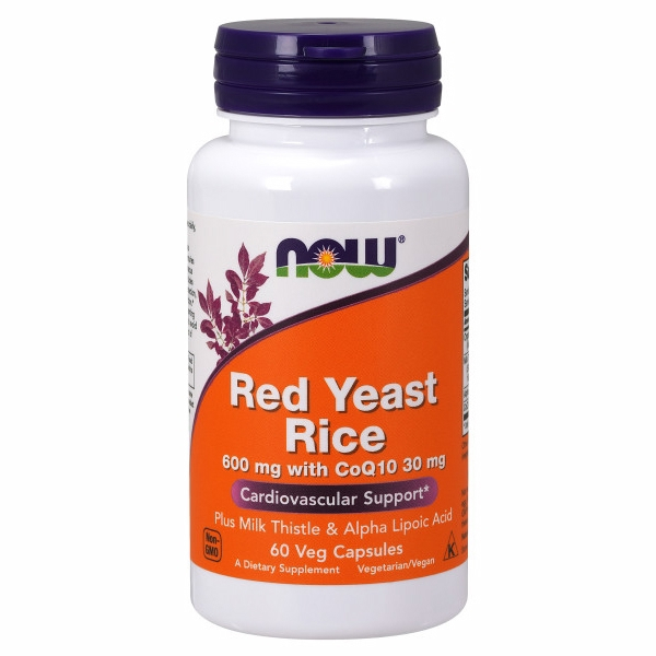 Foto 1 | Supplement Now Foods, Levadura Roja, Arroz Y Coenzima Q10, 60 Cápsulas (x2) - Venta Internacional.
