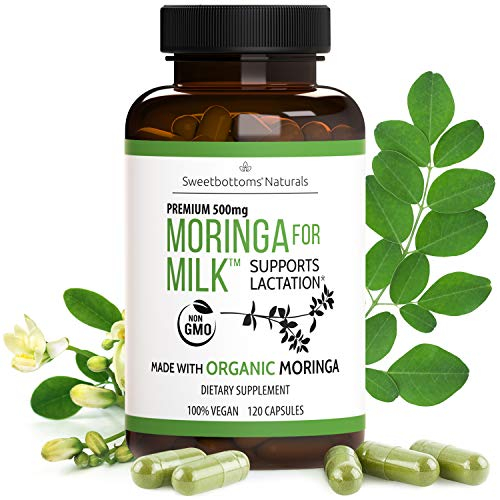 Foto 2 pulgar | Suplemento De Moringa Orgánica Sweetbottoms Naturals 500 Mg - Venta Internacional.