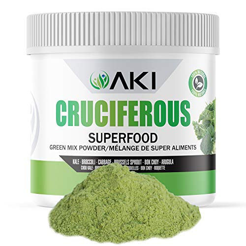 Foto 2 pulgar | Mezcla De Superalimentos En Polvo Aki Natural Crucífero 150 G - Venta Internacional.