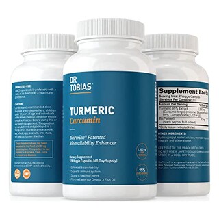 Foto 2 | Suplemento Dr. Tobias Curcumina En Polvo 1500 Mg 120 Ca - Venta Internacional.