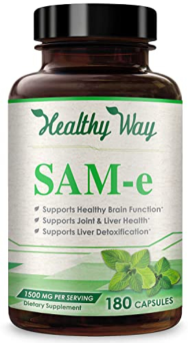 Foto 2 pulgar | Suplemento Healthywayrx Pure Sam-e 1500 Mg 180 Cápsulas - Venta Internacional.