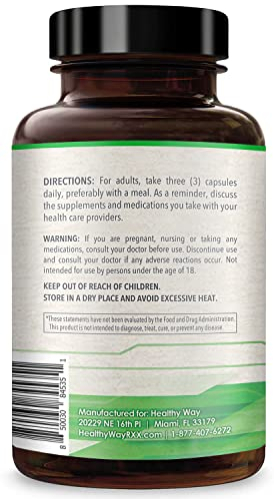 Foto 4 pulgar | Suplemento Healthywayrx Pure Sam-e 1500 Mg 180 Cápsulas - Venta Internacional.