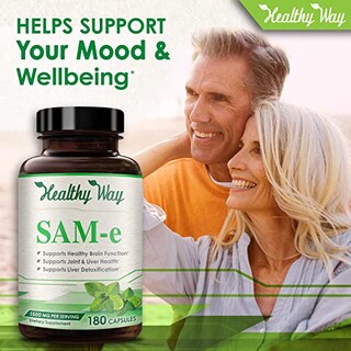 Foto 5 | Suplemento Healthywayrx Pure Sam-e 1500 Mg 180 Cápsulas - Venta Internacional.