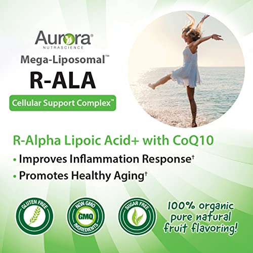 Foto 3 pulgar | Suplemento Aurora Nutrascience Megaliposomal R-alpha Lipoic - Venta Internacional