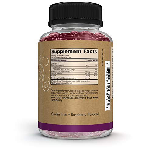 Foto 7 pulgar | Complementa Las Gomitas De Saúco Pomona Wellness Con Zinc Y Vitamina - Venta Internacional.