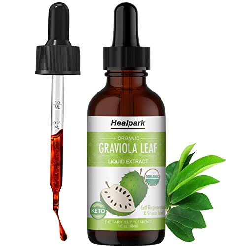 Foto 2 pulgar | Suplemento De Extracto De Hoja De Graviola Healpark, 30 Ml, Orgánico - Venta Internacional.