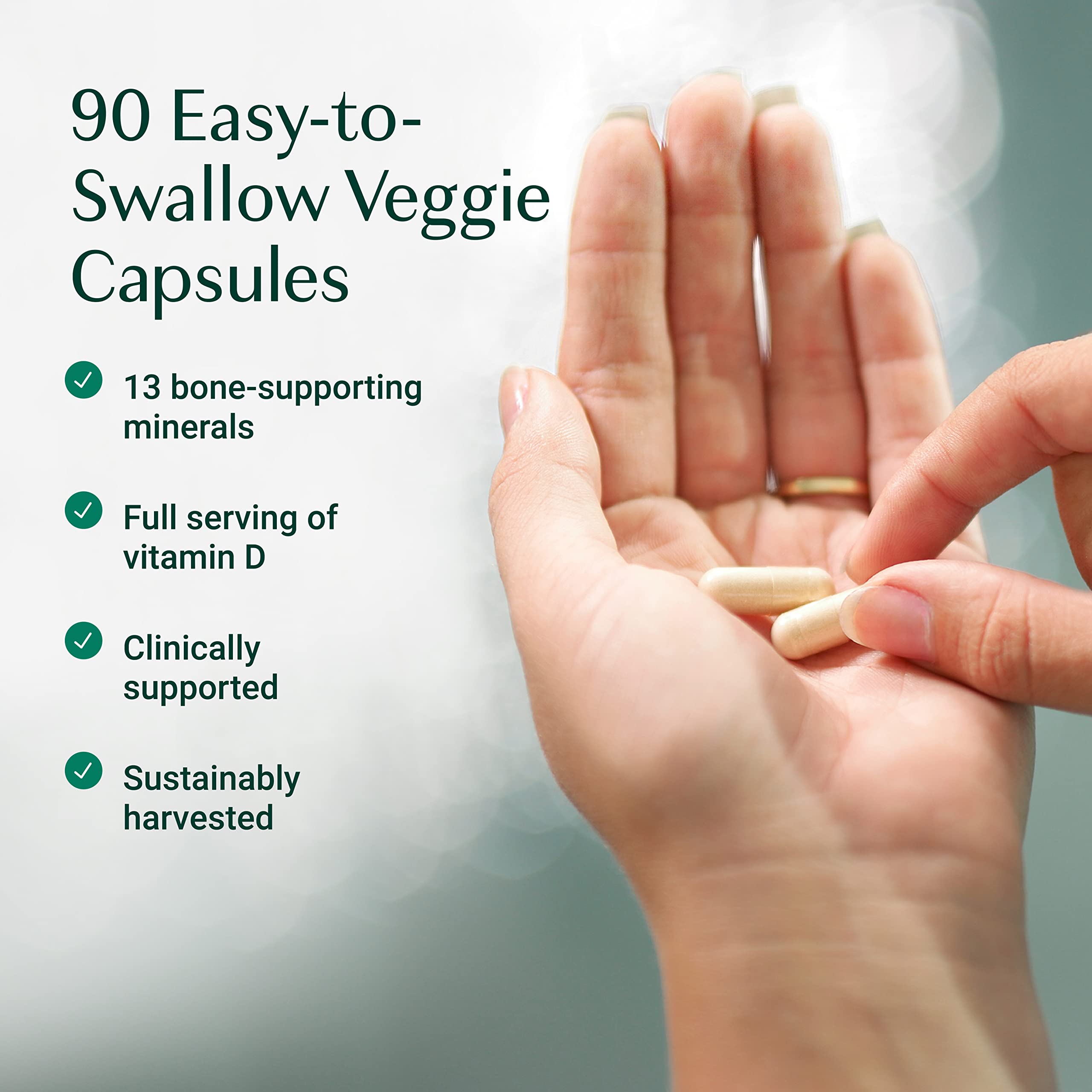 Foto 5 pulgar | Suplemento de Calcio Algaecal a Base de Plantas con Vitamina D3 - Venta Internacional