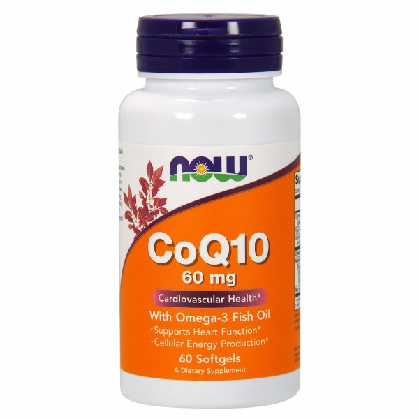 Complementa La Coq10 De Now Foods Con Aceite De Pescado Omega 3 60 Cápsulas Blandas - Venta Internacional.