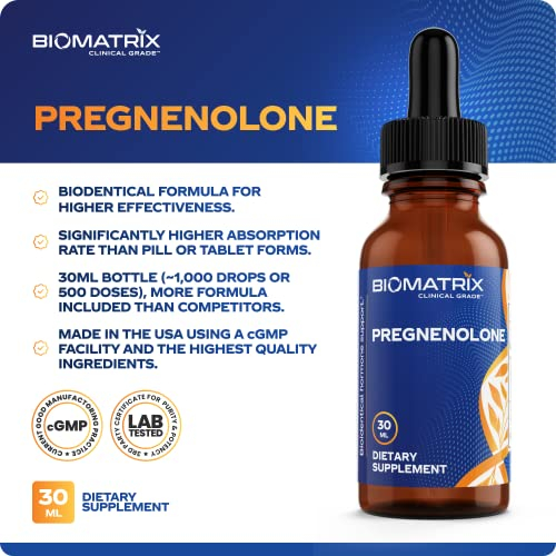 Foto 6 pulgar | Suplemento Biomatrix Pregnenolona 30 Ml 2,4 Mg/dosis 1200 Mg - Venta Internacional.