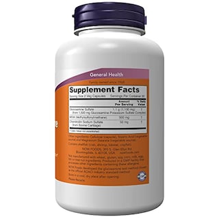 Foto 2 | Suplementos Now: Glucosamina Y Msm Y Condroitina, 180 Cápsulas - Venta Internacional.