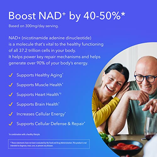 Foto 3 pulgar | Suplemento Tru Niagen Nad+ Booster 150 Mg 120 Unidades - Venta Internacional.