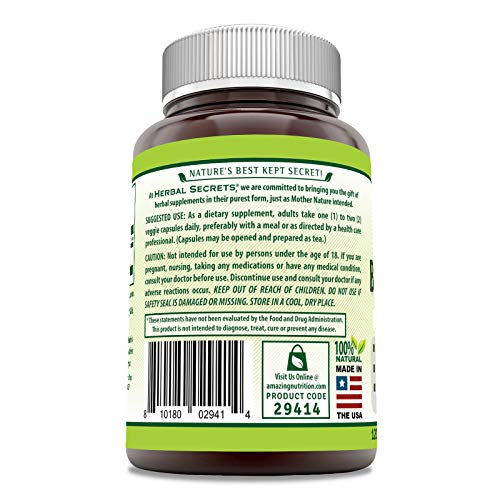 Foto 3 pulgar | Suplemento Herbal Secrets, Raíz De Bardana, 425 Mg, Cápsulas, 120 Unidades - Venta Internacional.