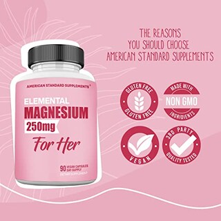 Foto 6 | Suplemento De Glicinato De Magnesio American Standard 250 Mg - Venta Internacional.