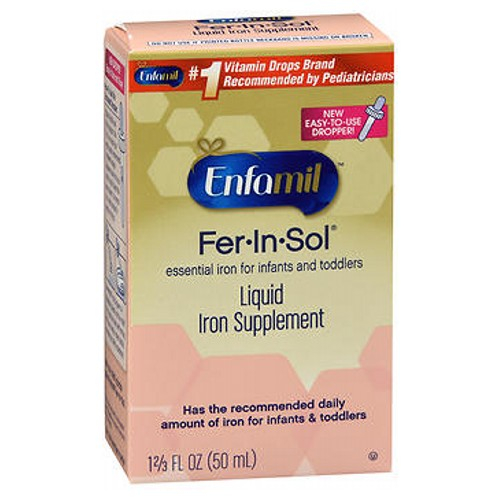 Foto 2 pulgar | Suplemento De Hierro Enfamil Fer-in-sol Drops 50 Ml (paquete De 4) - Venta Internacional.