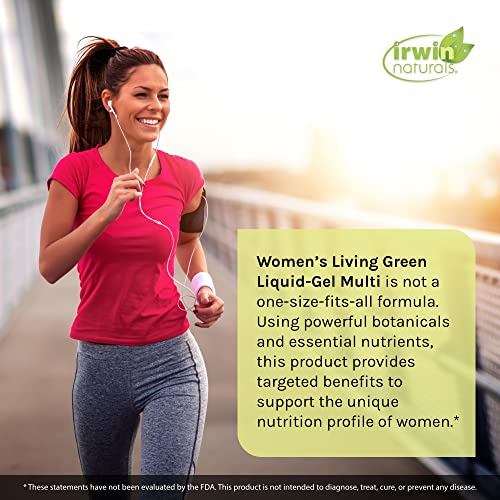 Foto 4 pulgar | Suplemento Irwin Naturals Women's Living Green 90 Cápsulas Blandas - Venta Internacional.