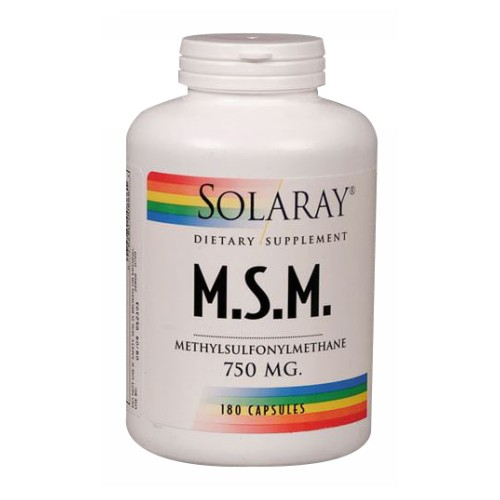 Foto 1 | Suplemento Solaray Msm 180 Cápsulas Con Cúrcuma Y Boswella - Venta Internacional.