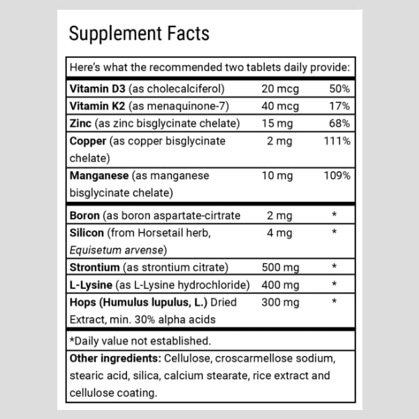 Foto 3 pulgar | Suplementos Dietéticos Advanced Bionutritionals Ultimate Bone S - Venta Internacional.