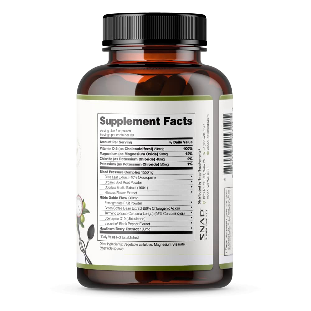 Foto 5 pulgar | Suplementos Snap Para Apoyar La Salud Del Corazón E Ingredientes Naturales - Venta Internacional.