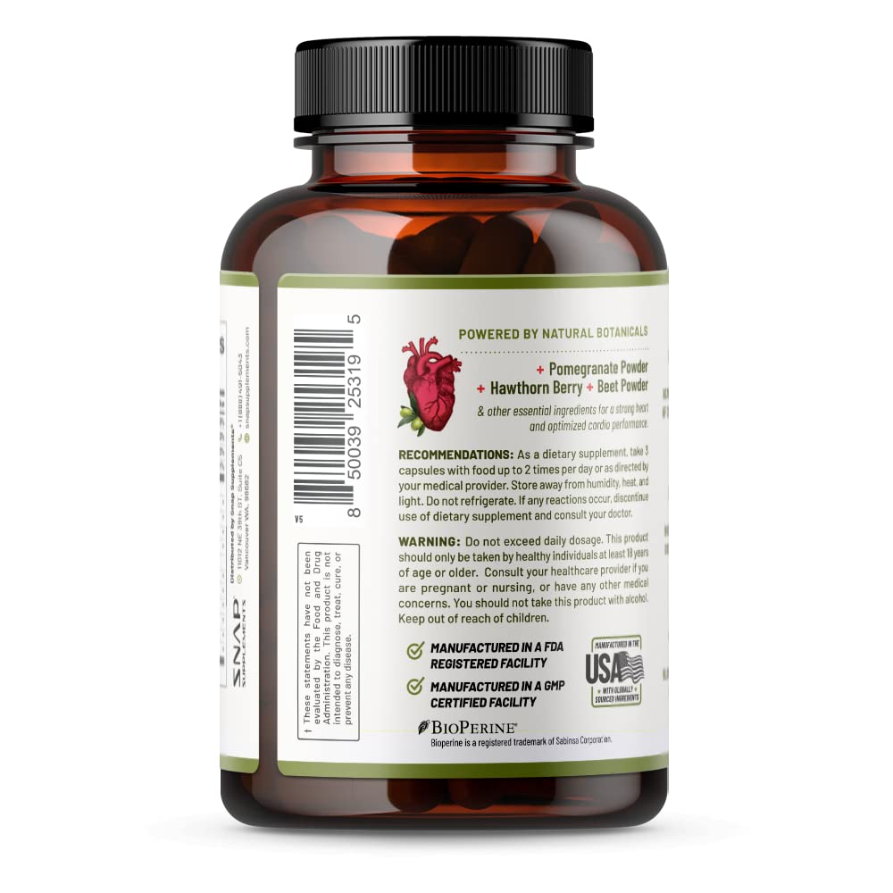 Foto 6 pulgar | Suplementos Snap Para Apoyar La Salud Del Corazón E Ingredientes Naturales - Venta Internacional.