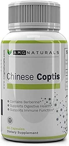 Foto 2 pulgar | Suplemento Amg Naturals Chinese Coptis Golden Thread 550 Mg - Venta Internacional.