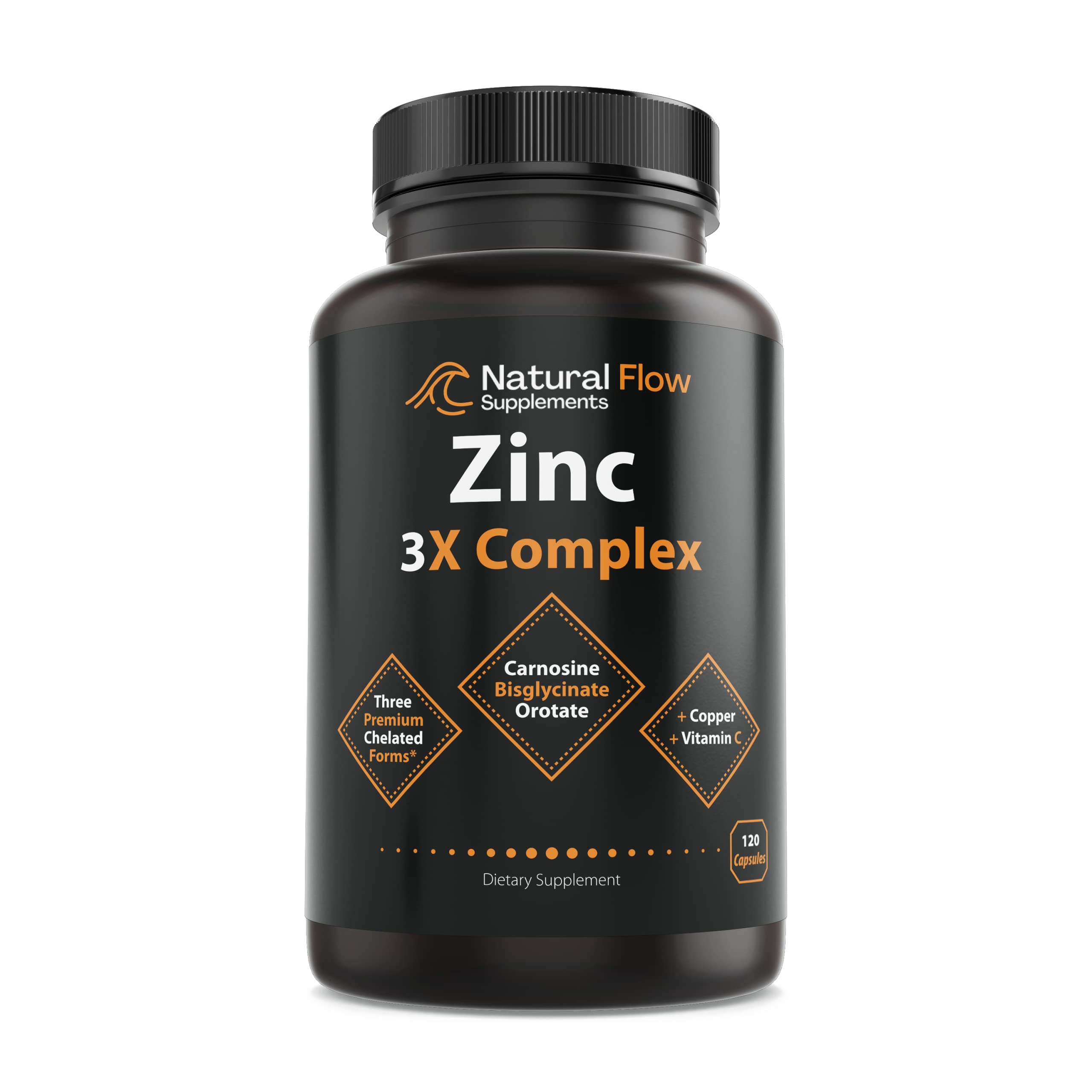 Foto 2 pulgar | Complejo De Suplementos De Zinc Natural Con Cobre Y Vitamina C 120 Ca - Venta Internacional.