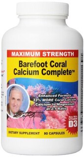 Foto 1 | Suplemento Barefoot Coral Calcium Complete 1500 Mg 90 Cápsulas - Venta Internacional.