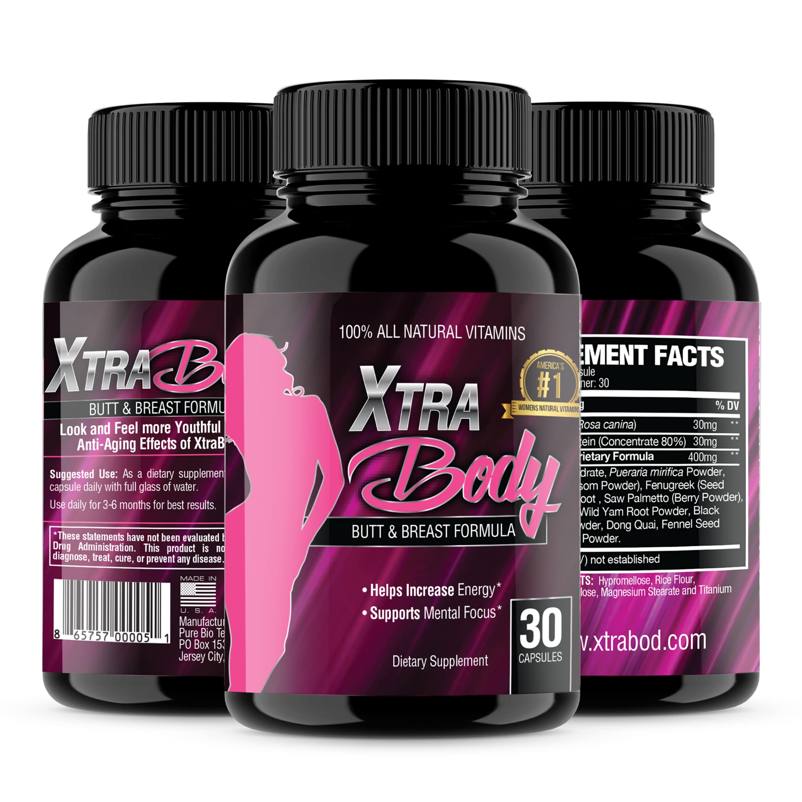 Foto 2 pulgar | Suplemento Xtrabody Butt Enhance Y Agrandamiento De Senos - Venta Internacional.